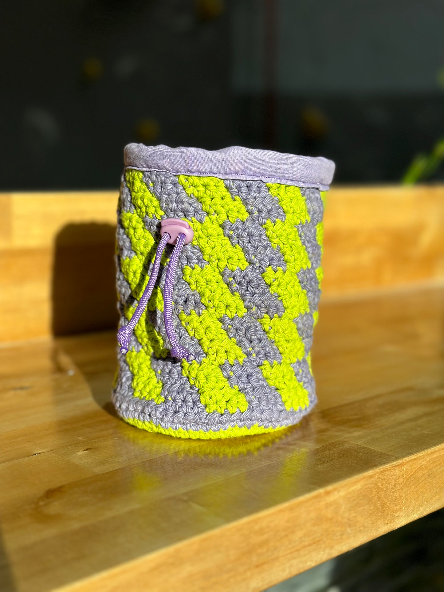 Rock Candy Crochet Chalk Bag