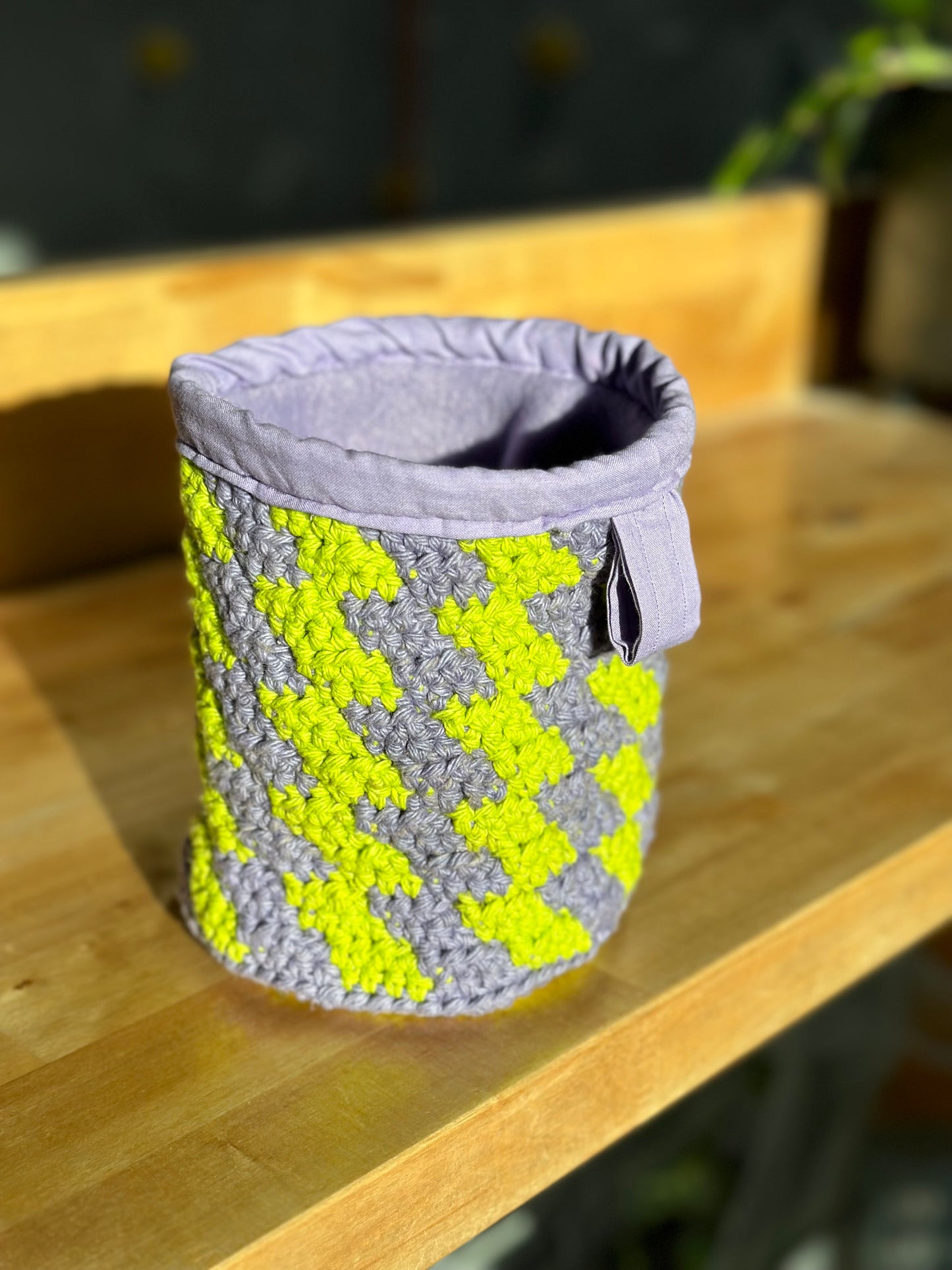 Rock Candy Crochet Chalk Bag