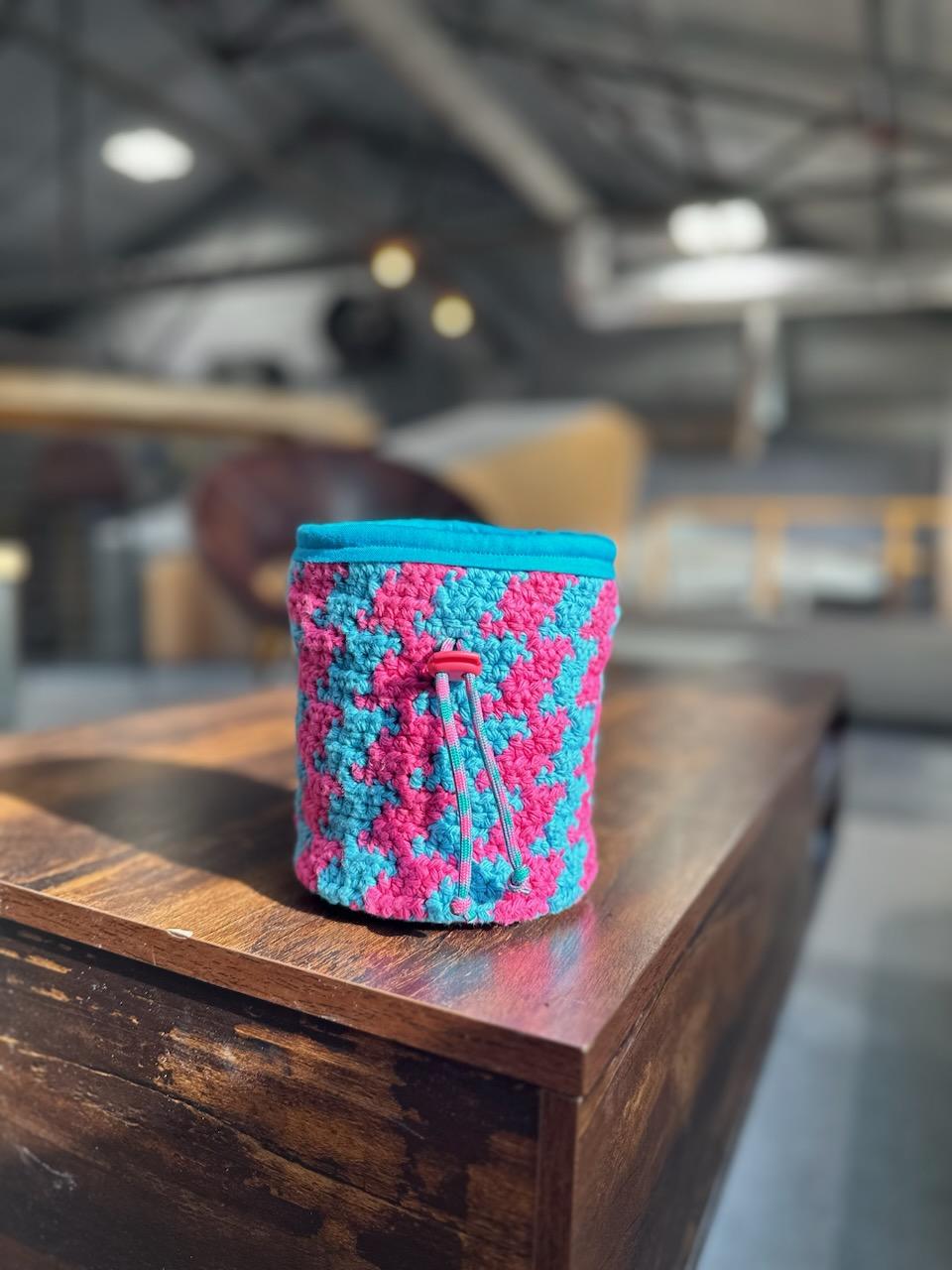 Rock Candy Crochet Chalk Bag